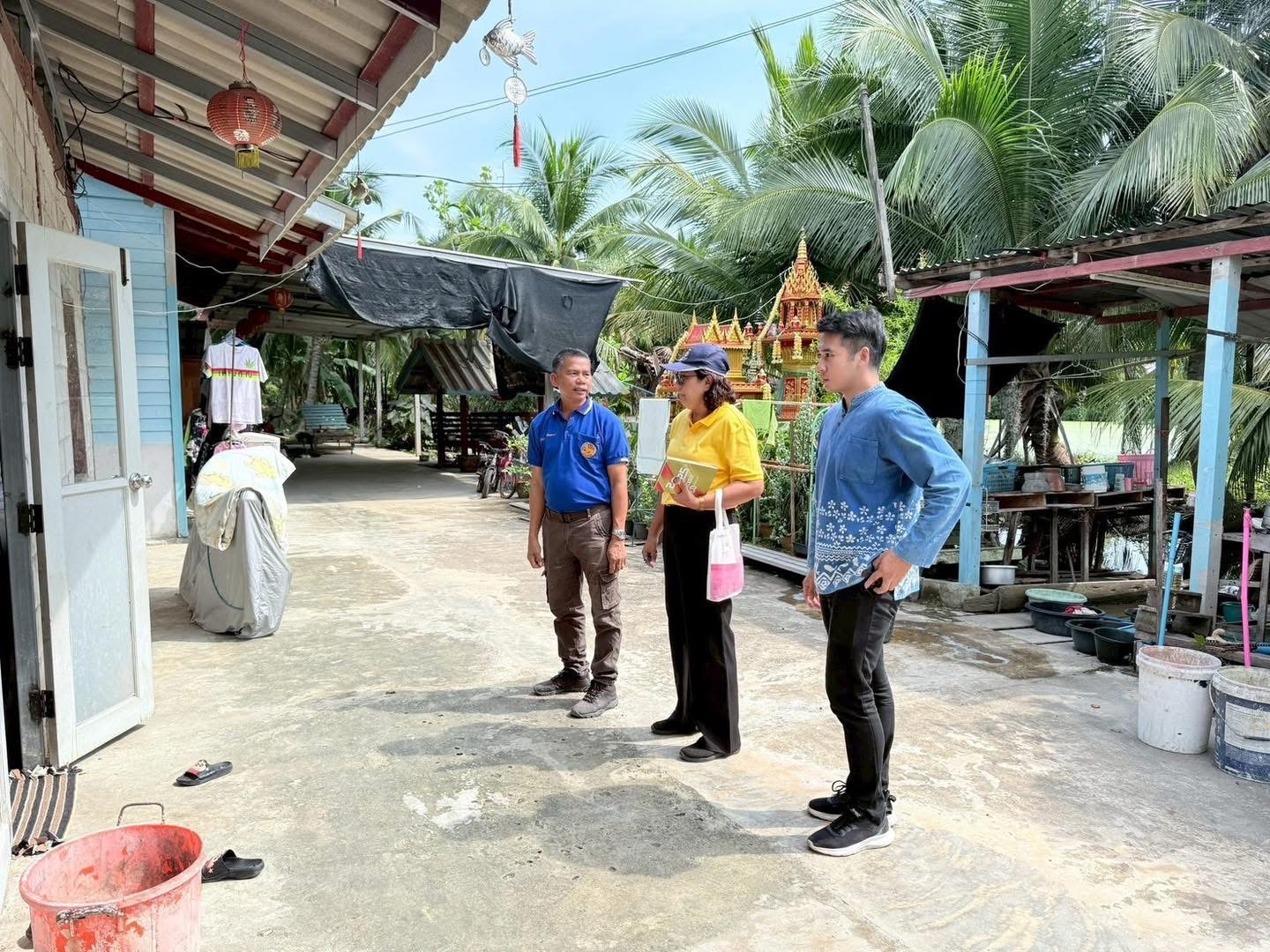 🌲🌴 พช.บ้านแพ้ว ลงพื้นที่สำรวจหาบ้าน GLO ตำบลหลักสาม และตำบลหนองสองห้อง 🌲🌴