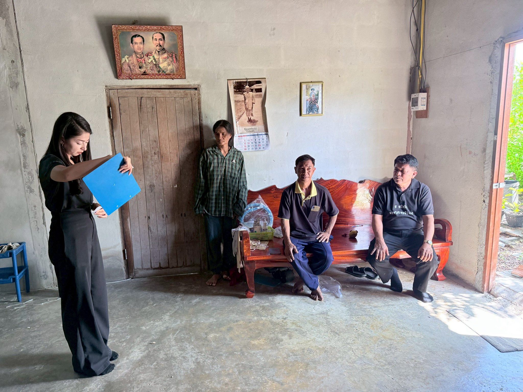 🌲🌴 สำนักงานพัฒนาชุมชนอำเภอบ้านแพ้ว ลงพื้นที่สำรวจ บ้านห่วงใยจากใจ GLO  🌲🌴